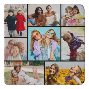 Create Your Own 8 Photo Collage Trivet