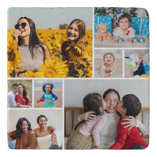 Create Your Own 8 Photo Collage Trivet