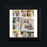 Create Your Own 8 Photo Wedding Collage Gift Box<br><div class="desc">Design a personalized keepsake with our 'Create Your Own 8 Photo Wedding Collage.' This elegant collage allows you to showcase five cherished photos from your special day, creating a beautiful memory piece. Crafted with high-quality materials and customizable options, it’s the perfect way to celebrate your love story. Ideal as a...</div>