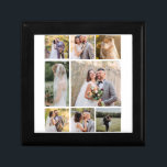 Create Your Own 8 Photo Wedding Collage Gift Box<br><div class="desc">Design a personalized keepsake with our 'Create Your Own 8 Photo Wedding Collage.' This elegant collage allows you to showcase five cherished photos from your special day, creating a beautiful memory piece. Crafted with high-quality materials and customizable options, it’s the perfect way to celebrate your love story. Ideal as a...</div>