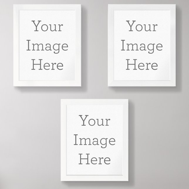 Print, Size: 8" x 10", Media: Value Poster Paper (matte), Mounting: White Modern Wood Frame (7/8" wide) (Front)