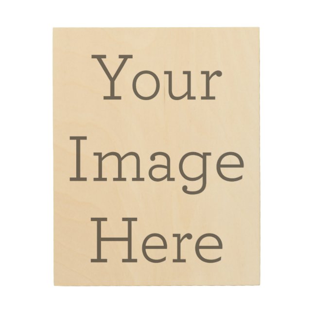 8"x10" Wood Wall Art (Front)