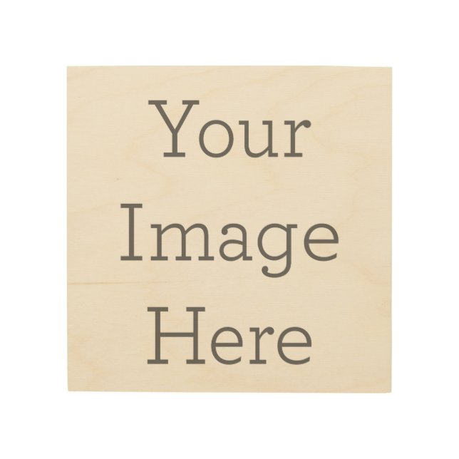 8"x8" Wood Wall Art (Front)