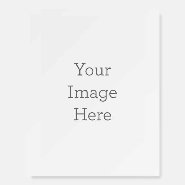 Foam Core Board, Size: 8.00" x 10.00", CornerStyle: Square, Mounting Option: None (Front)