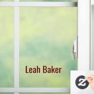 Create Your Own 8" x 11" Custom Cut Window Cling