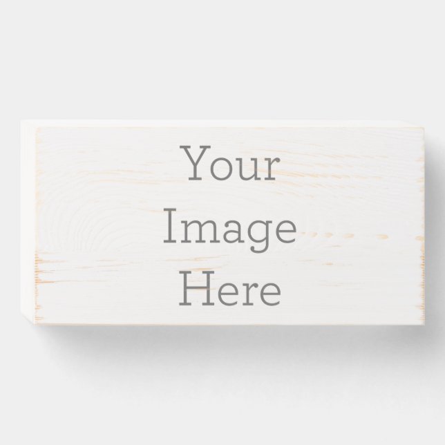 Wood Box Sign (Front Horizontal)