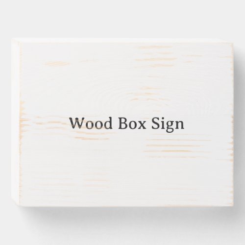 Create Your Own 8" X 6" Wooden Box Sign