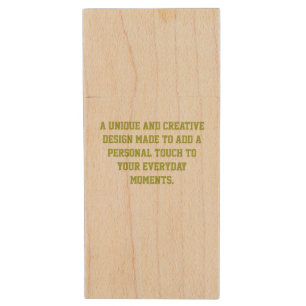Create Your Own 8GB Maple USB Flash Drive