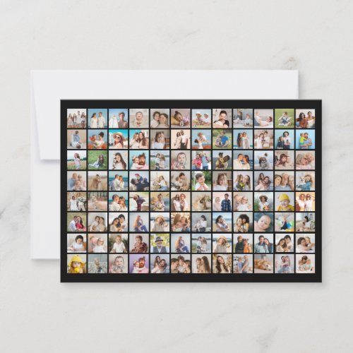 Create Your Own 96 Photo Collage Editable Color Card