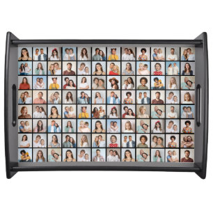 Create Your Own 96 Photo Collage Serving Tray
