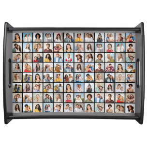 Create Your Own 96 Photo Collage Serving Tray
