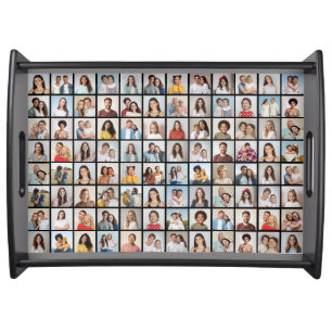 Create Your Own 96 Photo Collage Serving Tray