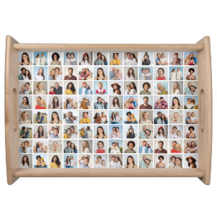 Create Your Own 96 Photo Collage Serving Tray