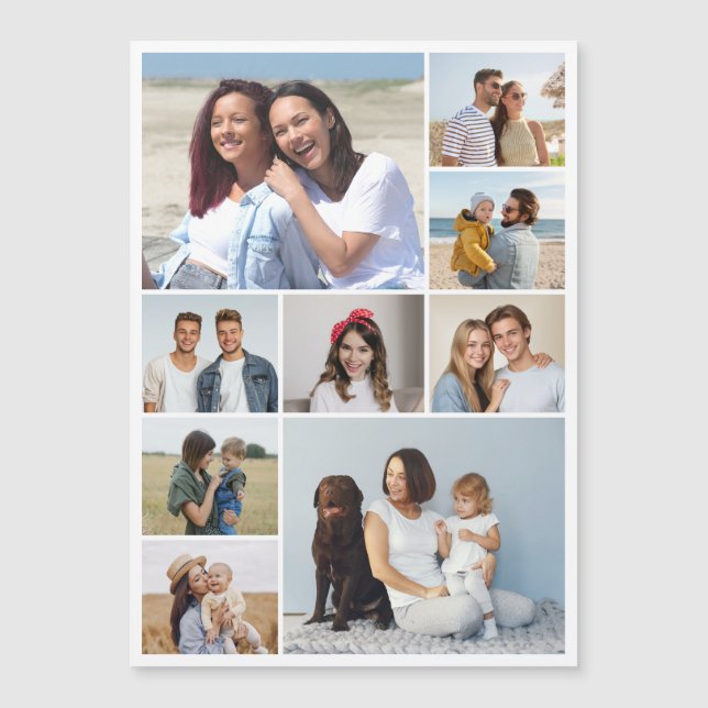 Create Your Own 9 Photo Collage (Front)