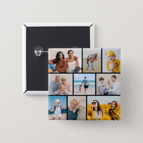 Create Your Own 9 Photo Collage Button