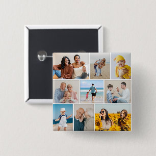 Create Your Own 9 Photo Collage Button