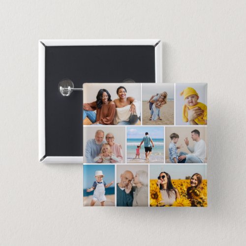 Create Your Own 9 Photo Collage Button