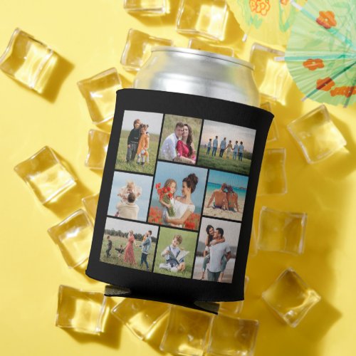 Create Your Own 9 Photo Collage Can Cooler