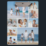 Create Your Own 9 Photo Collage Clipboard<br><div class="desc">Create your own 9 Photo Collage for Christmas, Birthdays, Weddings, Anniversaries, Graduations, Father's Day, Mother's Day or any other Special Occasion, with our easy-to-use design tool. Add your favorite photos of friends, family, vacations, hobbies and pets and you'll have a stunning, one-of-a-kind photo collage. Our custom photo collage is perfect...</div>