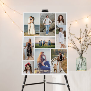 Create Your Own 9 Photo Collage Foam Board