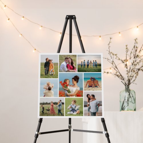 Create Your Own 9 Photo Collage Foam Board