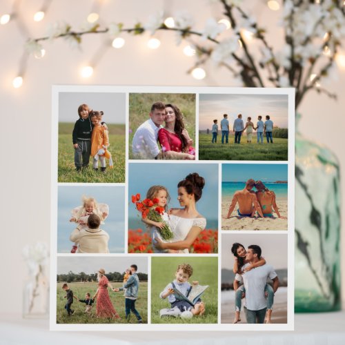Create Your Own 9 Photo Collage Foam Board