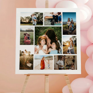 Create Your Own 9 Photo Collage Foam Board