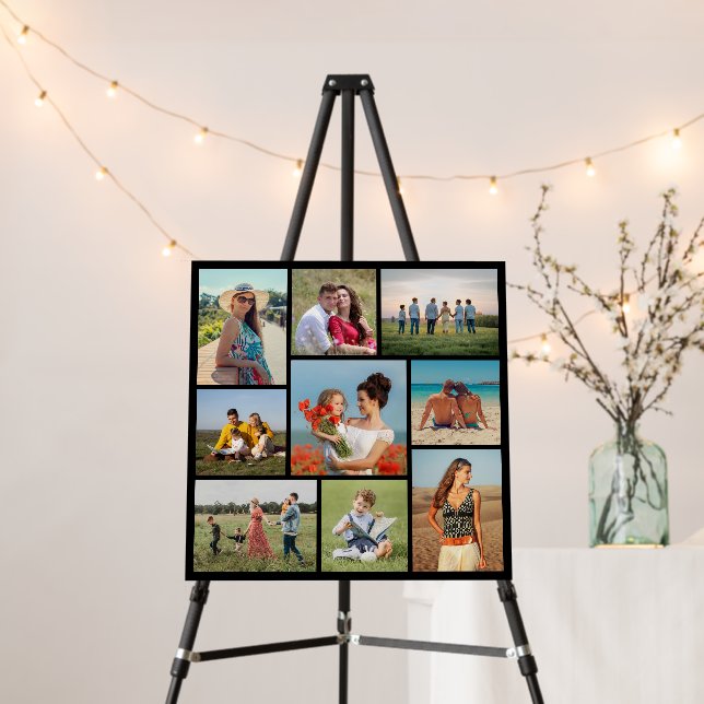 Create Your Own 9 Photo Collage Foam Board (In Situ (Stand))