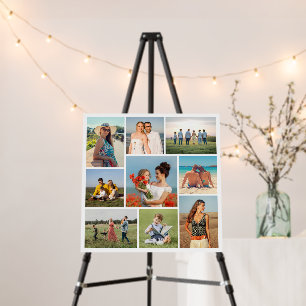 Create Your Own 9 Photo Collage Foam Board