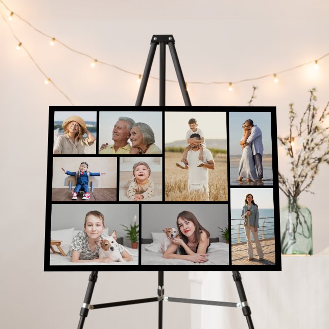 Create Your Own 9 Photo Collage Foam Board (In Situ (Stand))