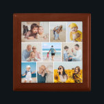 Create Your Own 9 Photo Collage Gift Box<br><div class="desc">Create your own 9 Photo Collage for Christmas, Birthdays, Weddings, Anniversaries, Graduations, Father's Day, Mother's Day or any other Special Occasion, with our easy-to-use design tool. Add your favorite photos of friends, family, vacations, hobbies and pets and you'll have a stunning, one-of-a-kind photo collage. Our custom photo collage is perfect...</div>