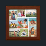 Create Your Own 9 Photo Collage Gift Box<br><div class="desc">Create your own 9 Photo Collage for Christmas, Birthdays, Weddings, Anniversaries, Graduations, Father's Day, Mother's Day or any other Special Occasion, with our easy-to-use design tool. Add your favorite photos of friends, family, vacations, hobbies and pets and you'll have a stunning, one-of-a-kind photo collage. Our custom photo collage is perfect...</div>