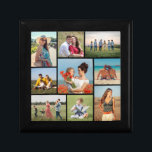 Create Your Own 9 Photo Collage Gift Box<br><div class="desc">Create your own 9 Photo Collage for Christmas, Birthdays, Weddings, Anniversaries, Graduations, Father's Day, Mother's Day or any other Special Occasion, with our easy-to-use design tool. Add your favorite photos of friends, family, vacations, hobbies and pets and you'll have a stunning, one-of-a-kind photo collage. Our custom photo collage is perfect...</div>