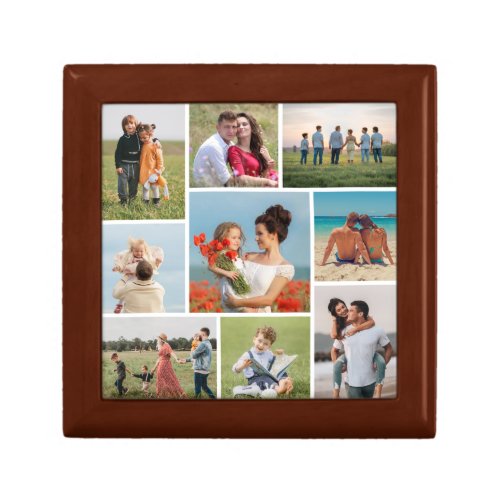 Create Your Own 9 Photo Collage Gift Box