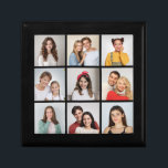 Create Your Own 9 Photo Collage Gift Box<br><div class="desc">Create your own 9 Photo Collage for Christmas, Birthdays, Weddings, Anniversaries, Graduations, Father's Day, Mother's Day or any other Special Occasion, with our easy-to-use design tool. Add your favorite photos of friends, family, vacations, hobbies and pets and you'll have a stunning, one-of-a-kind photo collage. Our custom photo collage is perfect...</div>