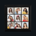 Create Your Own 9 Photo Collage Gift Box<br><div class="desc">Create your own 9 Photo Collage for Christmas, Birthdays, Weddings, Anniversaries, Graduations, Father's Day, Mother's Day or any other Special Occasion, with our easy-to-use design tool. Add your favorite photos of friends, family, vacations, hobbies and pets and you'll have a stunning, one-of-a-kind photo collage. Our custom photo collage is perfect...</div>