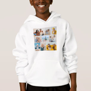 Create Your Own 9 Photo Collage Hoodie