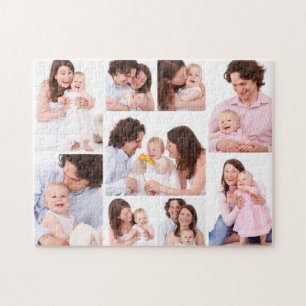 Create Your Own 9 Photo Collage Jigsaw Puzzle