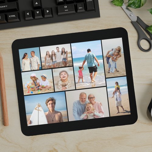 Create Your Own 9 Photo Collage Mouse Pad