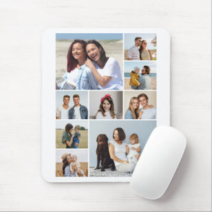 Create Your Own 9 Photo Collage Mouse Pad