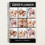 Create Your Own 9 Photo Collage Name 2023 Day Planner<br><div class="desc">Modern 9 photo template to design a special family events planner.</div>