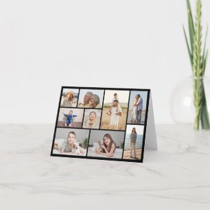 Create Your Own 9 Photo Collage Note Card