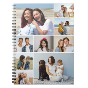 Create Your Own 9 Photo Collage Notebook