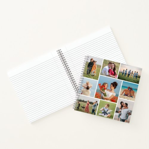 Create Your Own 9 Photo Collage Notebook