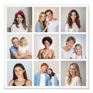 Create Your Own 9 Photo Collage Photo Enlargement