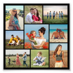 Create Your Own 9 Photo Collage Photo Enlargement