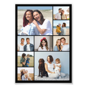 Create Your Own 9 Photo Collage Photo Enlargement Print