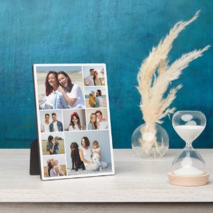 Create Your Own 9 Photo Collage Plaque