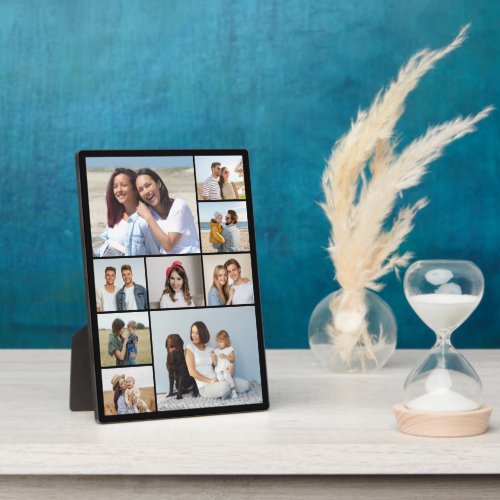 Create Your Own 9 Photo Collage Plaque