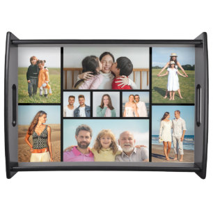 Create Your Own 9 Photo Collage Serving Tray
